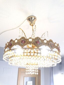 LUSTER - s krištálmi a romantický vzor - 2