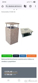 Predam betonove smetne koše - 2