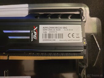ADATA XPG 8GB DDR4 2666 MHz CL16 GAMMIX D10 - 2