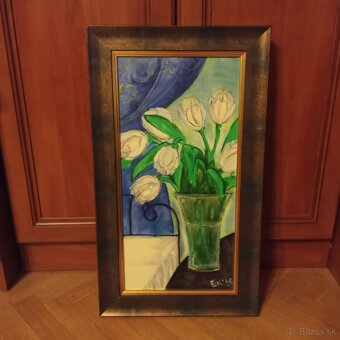 Obraz (váza a kvetiny) - 2