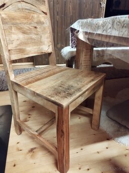 Drevená stolička mango - 2