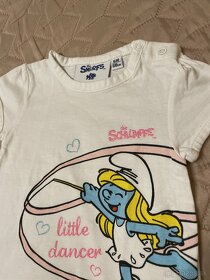 Tričko dievčenské Smurfs 68 - 2