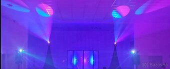 GOBO rotačné hlavy 120W - RGBW LED + prepravný kufrík. - 2