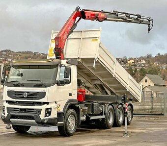 9246 - Volvo FMX 450 - 8x4 – Sklápěč/Valník + HR-FASSI F215A - 2