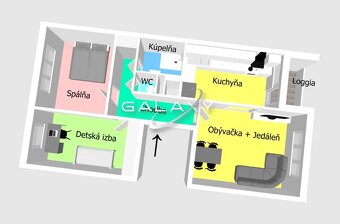 PERFEKTNÁ PONUKA EXKLUZÍVNY 3-izbový byt s loggiou, Bo - 2