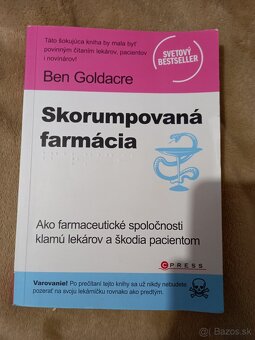 Predám knihu-Skorumpovaná Farmácia - 2