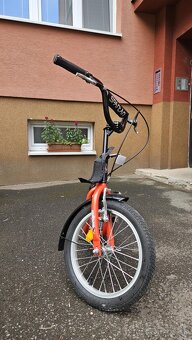 Kolobežka SPARTAN, kolesá 16"-12", červená - 2