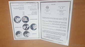 Pamätný list 3,33 € Fauna a flóra (súbor pamätných mincí) - 2