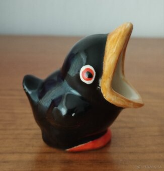 Starožitný keramický vtáčik - 2