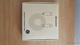 DisplayPort to DisplayPort 2m čierny kábel Alza power - 2