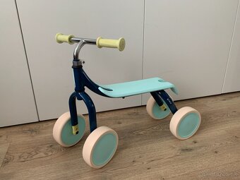 Btwin Odrážadlo 2v1 modré - 2