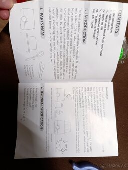 Ohrievač fliaš a sterilizátor v 1 - 2