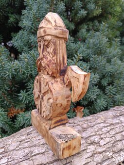 PERUN - drevená soška - Slavic wooden statue - 2
