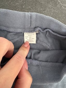 Tepláky Lindex zajac 86 modré - 2