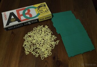 Retro Abeceda skladacia hra - 2