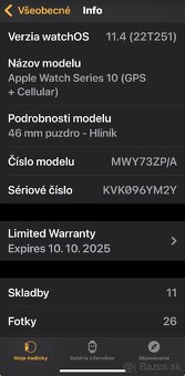 Apple Watch Series 10 GPS + Cellular 46mm Zlaté - 2