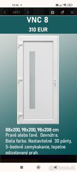 Kvalitne pvc vchodove dvere VNC8 - 2
