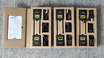 Predám 3 bezdrôtové mikrofóny Saramonic UwMic9 Kit1 - 2