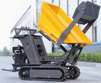 Pásový dumper 800 kg – zvedací korba, motor B & S - 2