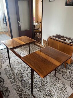 Retro rozkladací jedálenský stôl - 2