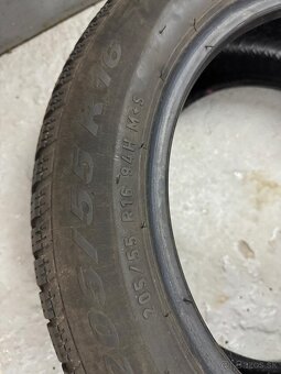 Zimné pneumatiky 3 kusy (205/55 R16) - 2