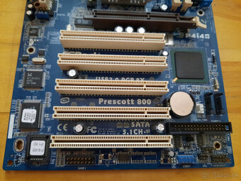 Retro zakladna doska Asrock P4I48 + CPU + RAM - 2