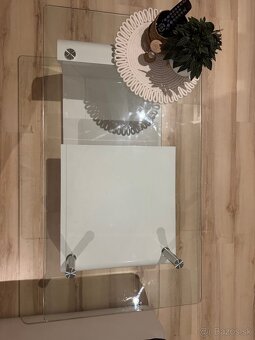 Sklenený konfernečný stolík - 2