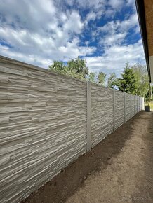 Ponúkame montáž 3-D oplotenia, betónové ploty,brány - 2