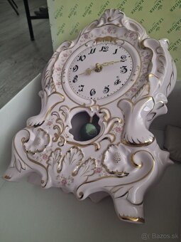 Leander ružový pozlátený porcelánový set - 2