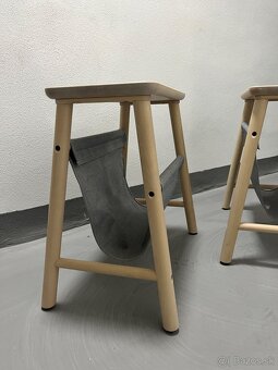 IKEA VILTO Nočný stolík alebo stolička do kúpelňe - 2 ks - 2