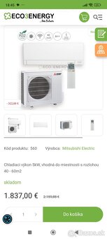 Predám klimatizáciu Mitsubishi - 2
