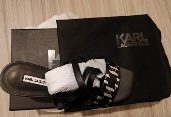 NOVE kozenne sandalky KARL LAGERFELD - velkost 36 - 2