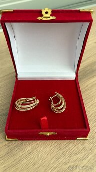 Zlate damske nausnice 10,72g - 2
