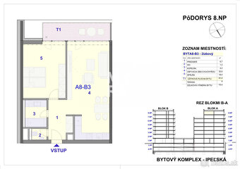 Posledný 2 izbový byt s terasou 9 m2 v novostavbe na najvyšš - 2