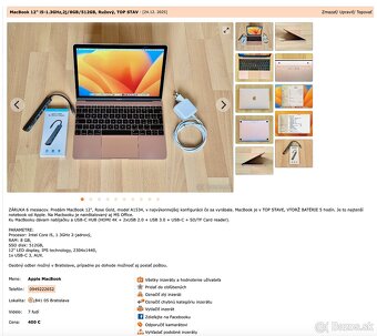 MacBook - ZÁRUKA 6 mesiacov - 2