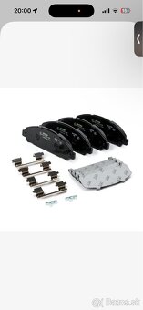 TEXTAR Brzdové platnicky - 2