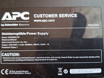 Zalohovy zdron APC 950. - 2