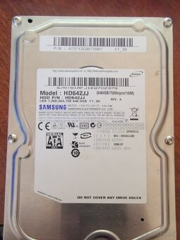 HDD Samsung 640gb, HD642JJ - 2
