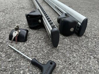 Strešné nosiče NORDRIVE - SILENZIO 120 cm, ALU, TUV - 2