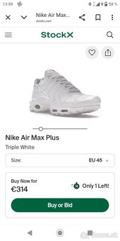 Nike Air Max Plus / Triple White - 2
