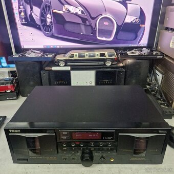 TEAC W-760R...Double kazetový deck , Dolby B,C HxPro... - 2
