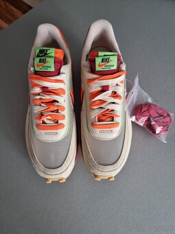 Nike LD Waffle Sacai Clot Net Orange Blaze - 2