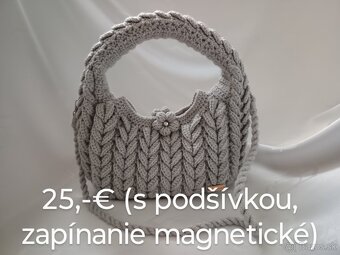 Háčkovaná kabelka - 2