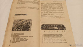 Škoda 1000 MB - návod k obsluze a údržbě příručka Š1000 - 2