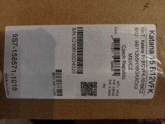 Herný notebook MSI Katana 15 B12VFK-1016XCZ 4060rtx - 2