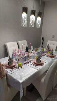 Jedalensky set stol + stoličky + 2x barová stolicka - 2