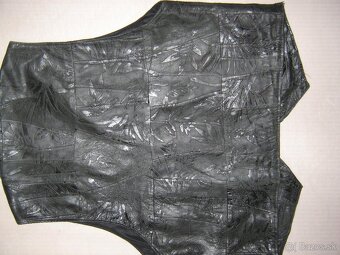 Kožena vesta vel. XL a S - 2