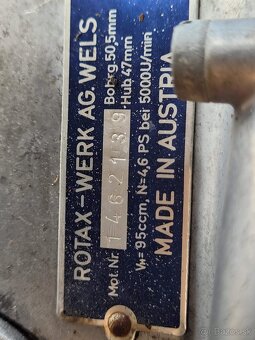 Odhrňač motorový - 2