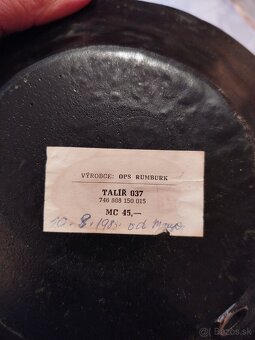 Drevený dekoračný tanier Třebič - 2