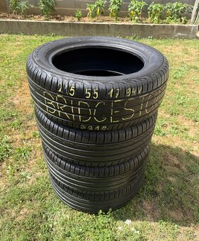 215/55 r17 letné BRIDGESTONE 94V - 2